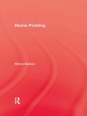 cover image of Home Pickling
